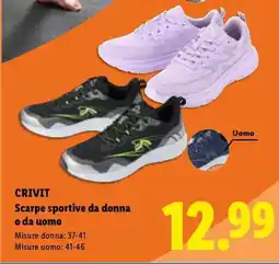Lidl CRIVIT Scarpe sportive da donna o da uomo offerta