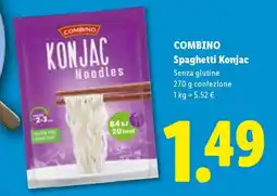 Lidl Combino Spaghetti Konjac offerta