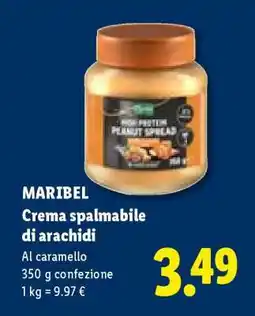 Lidl MARIBEL Crema spalmabile di arachidi offerta