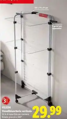 Lidl VILEDA Stendibiancheria verticale offerta