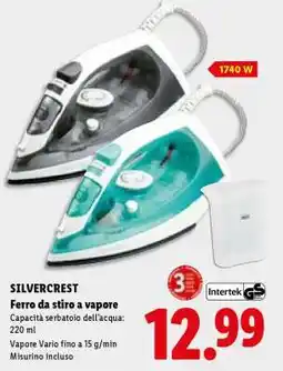 Lidl SILVERCREST Ferro da stiro a vapore offerta