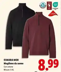 Lidl esmara MEN Maglione da uomo offerta