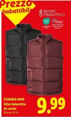 Lidl esmara MEN offerta