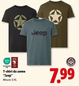Lidl T-Shirt da uomo 'Jeep' offerta