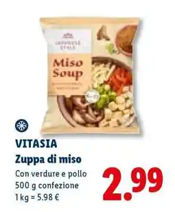 Lidl Vitasia Zuppa di miso offerta