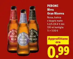 Lidl PERONI Birra Gran Riserva offerta
