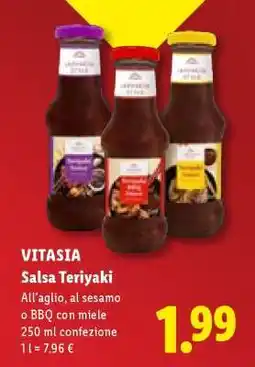 Lidl Vitasia Salsa Teriyaki offerta