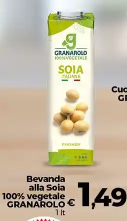Ipercoop Radenza Granarolo Bevanda alla Soia 100% vegetale offerta