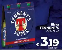 Ipercoop Radenza Birra Tennent's offerta