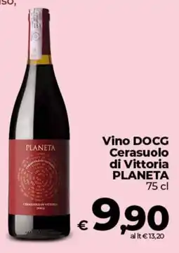 Ipercoop Radenza Vino DOCG Cerasuolo di Vittoria Planeta offerta