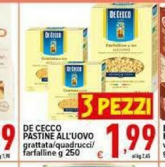 Iper Triscount Pasta all'uovo offerta