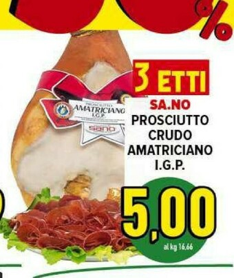 Iper Triscount Prosciutto crudo offerta