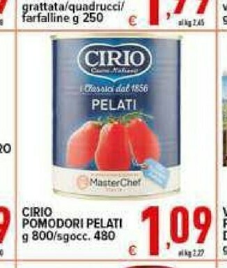Iper Triscount Pomodori pelati offerta