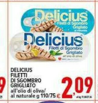 Iper Triscount Filetti di sgombro offerta