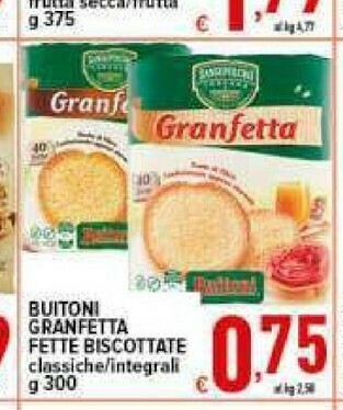 Iper Triscount Fette biscottate offerta
