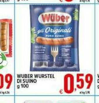 Iper Triscount Wurstel offerta