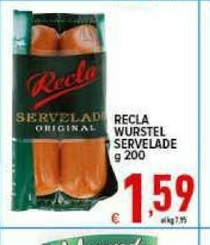 Iper Triscount Wurstel offerta