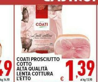 Iper Triscount Prosciutto cotto offerta