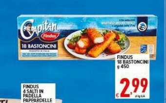 Iper Triscount Bastoncini findus offerta