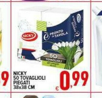 Iper Triscount Tovaglioli offerta