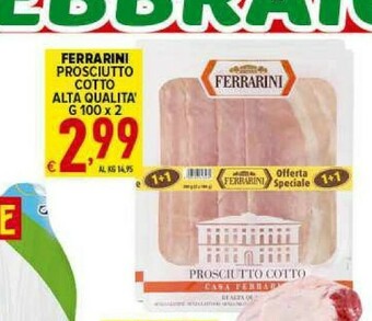 Iper Triscount Prosciutto cotto offerta