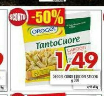 MA Supermercati Carciofi offerta