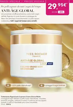 Yves Rocher Yves Rocher anti-âge global offerta