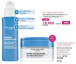 Yves Rocher Yves Rocher set hydra water-plump offerta