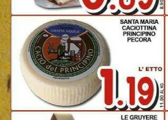 Sacoph Caciotta offerta