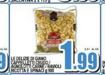 Sacoph Pasta ripiena offerta