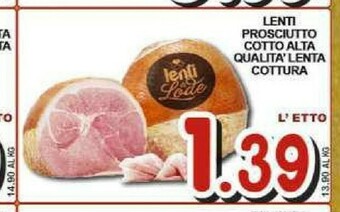 Sacoph Prosciutto cotto offerta