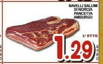 Sacoph Pancetta offerta