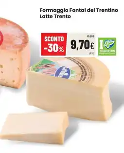 Coop Master Alleanza 3.0 Formaggio Fontal del Trentino Latte Trento offerta