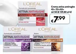Maxi Supermercati L'Oréal Paris Crema attiva antirughe offerta