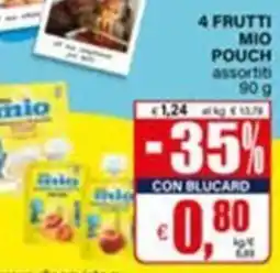 Il Gigante Mio 4 frutti pouch offerta