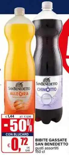 Il Gigante Bibite gassate San Benedetto offerta
