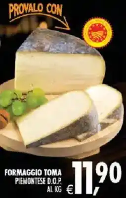 Deco Iperstore Formaggio Toma Piemontese D.O.P. offerta