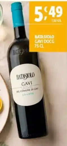 Deco Superfreddo Batasioło Gavi DOCG offerta