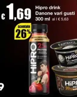 Sì con te Market Hipro drink Danone offerta