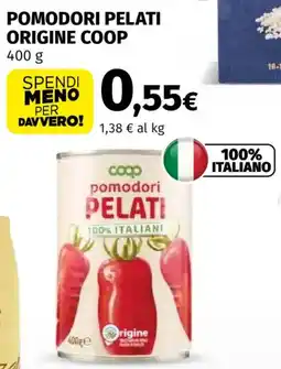 Ipercoop Pomodori pelati origine Coop offerta