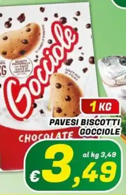 Idromarket Pavesi biscotti gocciole offerta
