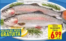 Iper Triscount Trote salmonate Italia offerta