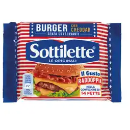 Spazio Conad SOTTILETTE BURGER CON CHEDDAR offerta