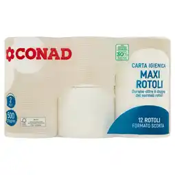 Spazio Conad CARTA IGIENICA MAXI ROTOLI CONAD offerta
