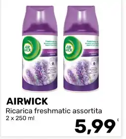 Iper Tosano Airwick ricarica freshmatic assortita offerta