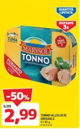 DPiù Marysol tonno offerta