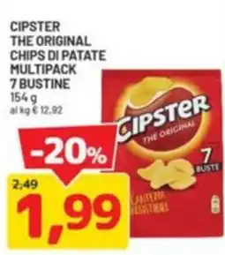 DPiù Cipster chips di patate offerta