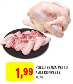 DPiù Pollo senza petto / ali complete offerta