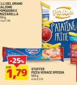 DPiù Stuffer pizza verace spessa offerta