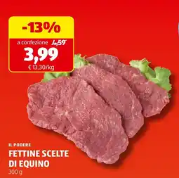 ALDI Il podere fettine scelte di equino offerta